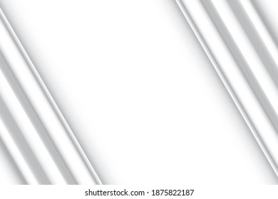 Resumen del fondo geométrico de color blanco y gris. Vector, ilustración.