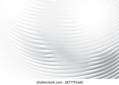 Abstrakter, geometrischer, weißer und grauer Hintergrund. Vektorgrafik, Illustration.