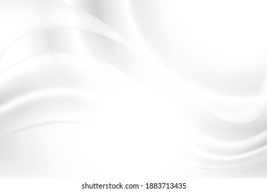 Abstrakter, geometrischer, weißer und grauer Hintergrund. Vektorgrafik, Illustration.