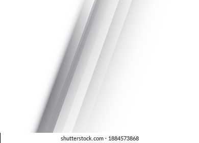 Abstract geometric white and gray color background. Vector, illustration.
