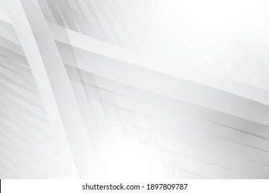 Abstract geometric white and gray color background. Vector, illustration.