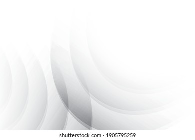 Abstract Geometric White And Gray Color Background. Vector, Illustration.