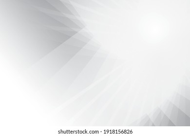 Abstract geometric white and gray color background. Vector illustration.