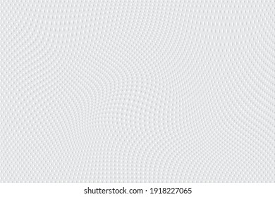 Abstract geometric white and gray color background with round shape. Vector illustration.