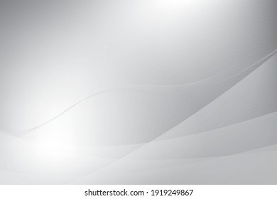 Abstract geometric white and gray color background with modern stripes. Vector illustration.