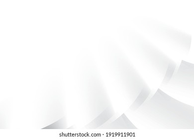 Abstract geometric white and gray color background. Vector illustration.