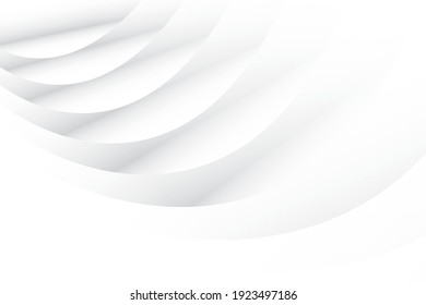 Abstract geometric white and gray color background. Vector illustration.