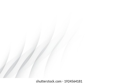 Abstract geometric white and gray color background. Vector illustration.