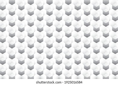 Abstract geometric white and gray color background. Vector illustration.