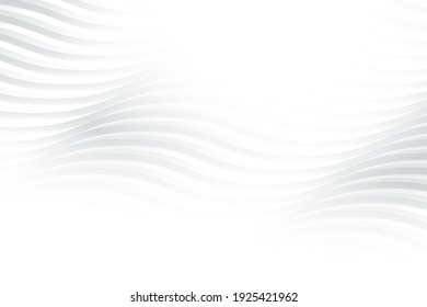 Abstract geometric white and gray color background. Vector illustration.