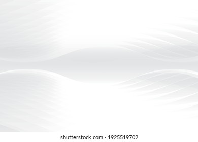 Abstract geometric white and gray color background. Vector illustration.