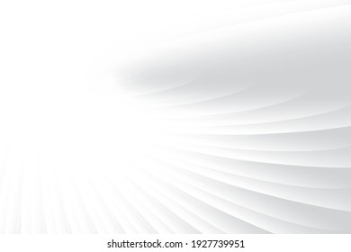 Abstrakter, geometrischer, weißer und grauer Hintergrund. Vektorgrafik.