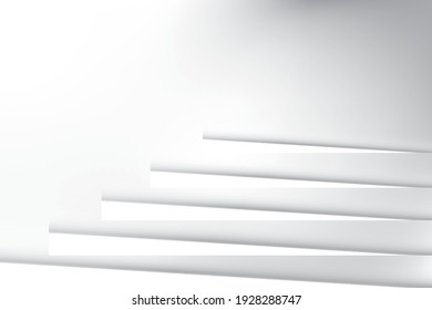 Abstract geometric white and gray color background. Vector illustration.