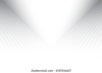 Resumen del fondo geométrico de color blanco y gris. Ilustración vectorial.