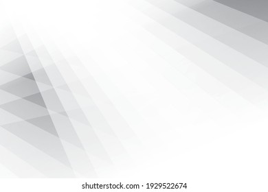 Abstract geometric white and gray color background. Vector illustration.