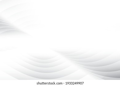 Abstract Geometric White And Gray Color Background. Vector Illustration.