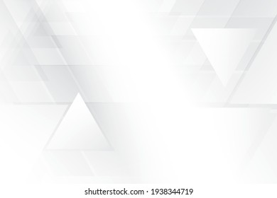 Abstract geometric white and gray color background. Vector illustration.