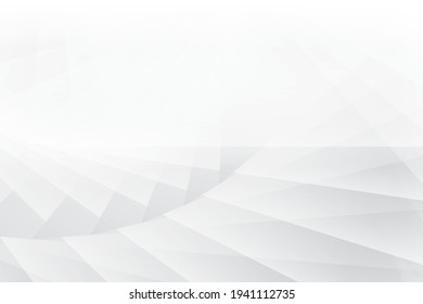 Abstract geometric white and gray color background. Vector illustration.