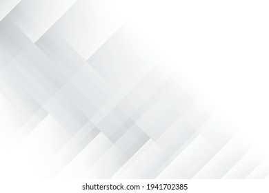 Resumen del fondo geométrico de color blanco y gris. Ilustración vectorial.