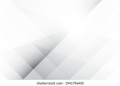 Abstract geometric white and gray color background. Vector illustration.