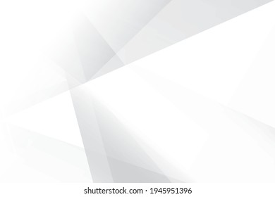 Abstract geometric white and gray color background. Vector illustration.