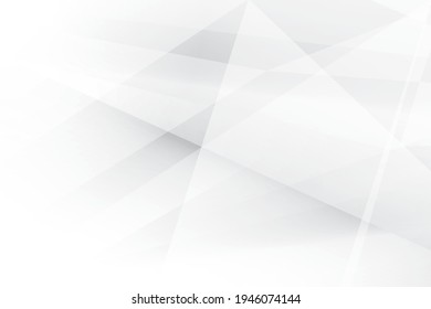 Abstract geometric white and gray color background. Vector illustration.