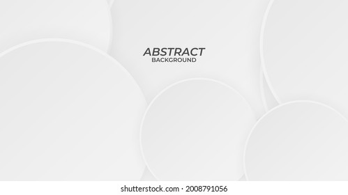 Abstract geometric white and gray color background vector illustration