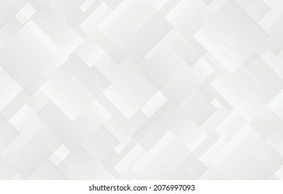 Abstract geometric white and gray color background, vector illustration.
