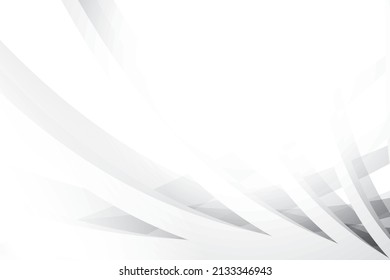 Abstract geometric white and gray color background. Vector illustration.