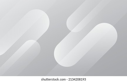 Abstract geometric white and gray color background. Vector illustration