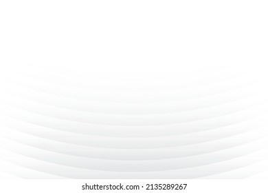 Abstract geometric white and gray color background, modern design with round shape. Vector illustration.