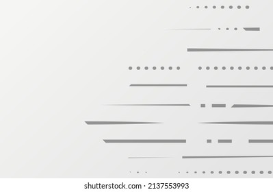 Abstract geometric white and gray color lines background.