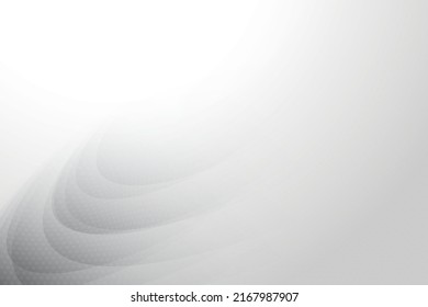 Abstract geometric white and gray color background with halftone effect. Vector illustration.