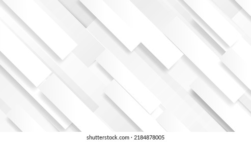 Abstract geometric white and gray color elegant background. vector illustration