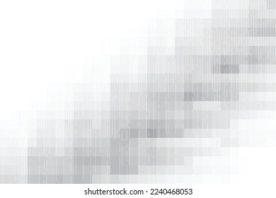 Abstract geometric white and gray color background. Vector illustration.