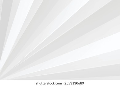 Abstract geometric white and gray color background. Vector, illustration.