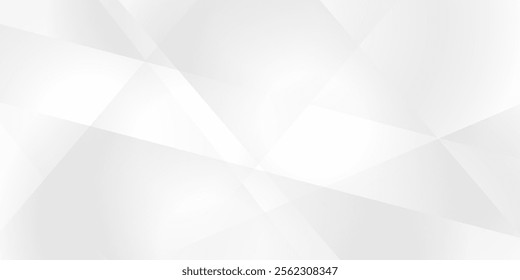 Abstract geometric white and gray color background. Vector, illustration.