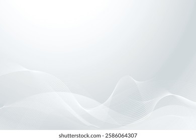 Abstract geometric white and gray color background. Vector illustration.