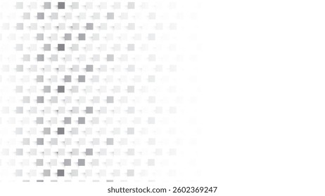 Abstract geometric white and gray color, modern design stripes background with rectangle shape, mosaic pattern. Vector illustration.