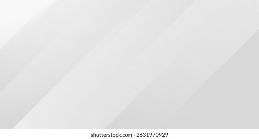 Abstract geometric white and gray color background. Vector illustration