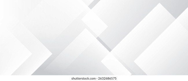 Abstract geometric white and gray color background. Vector, illustration.