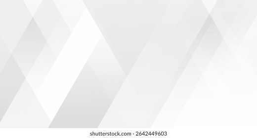 Abstract geometric white gray color monochrome vector background design brochure website flyer wallpaper certificate presentation landing page 