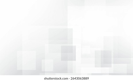 Abstract geometric white and gray color, modern design stripes background with rectangle pattern. Vector illustration.