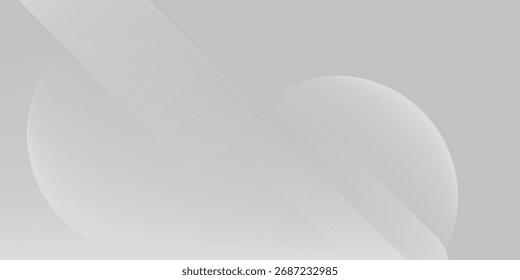 Abstrakter geometrischer weißer und grauer Hintergrund. Vektorgrafik