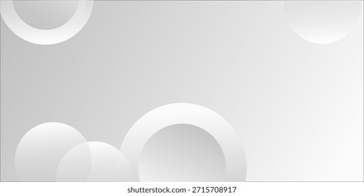 Abstrakter geometrischer weißer und grauer Hintergrund. Minimales abstraktes Cover-Design. Kreative bunte Tapete. Vektorgrafik 10 EPS