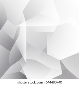 abstract  geometric  white and gray color background with smooth lines Technology concept,vector illustration