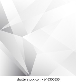 abstract  geometric  white and gray color background with smooth lines Technology concept,vector illustration