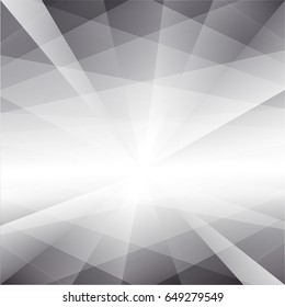 Abstract  geometric White and gray color technology modern futuristic background, vector illustration