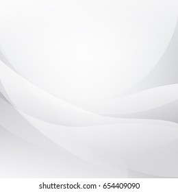 abstract  geometric white and gray color  with smooth lines background,vector illustration