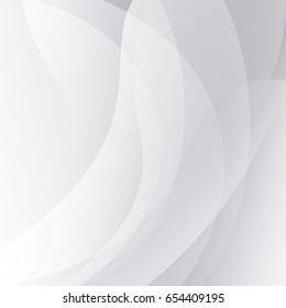 abstract  geometric white and gray color  with smooth lines background,vector illustration